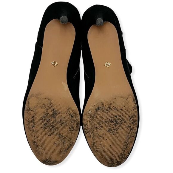 Nanette Lepore “Grace” Black Faux Suede Ankle Booties - Picture 8 of 12